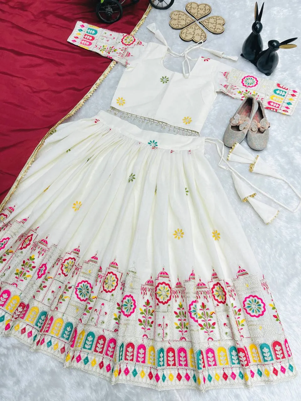 Beautiful Baby 213 Cotton Lahenga Choli Festival Kid Wear Wholesale 2026