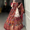 Latest WMN 1219 Musafir Tussar Silk Kalamkari Lehenga Choli Wholesale 2026