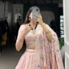 Beautiful WMN 1426 Gold Crush Embroidery Party Wear Lehenga Choli Wholesale 2026