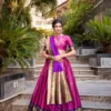 Launching WMN 2017 Jacquard Silk Zari Lehenga Choli Wholesale 2026