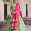 Latest WMN 2014 Jacquard Silk Weaving Party Wear Lehenga Choli Wholesale 2026