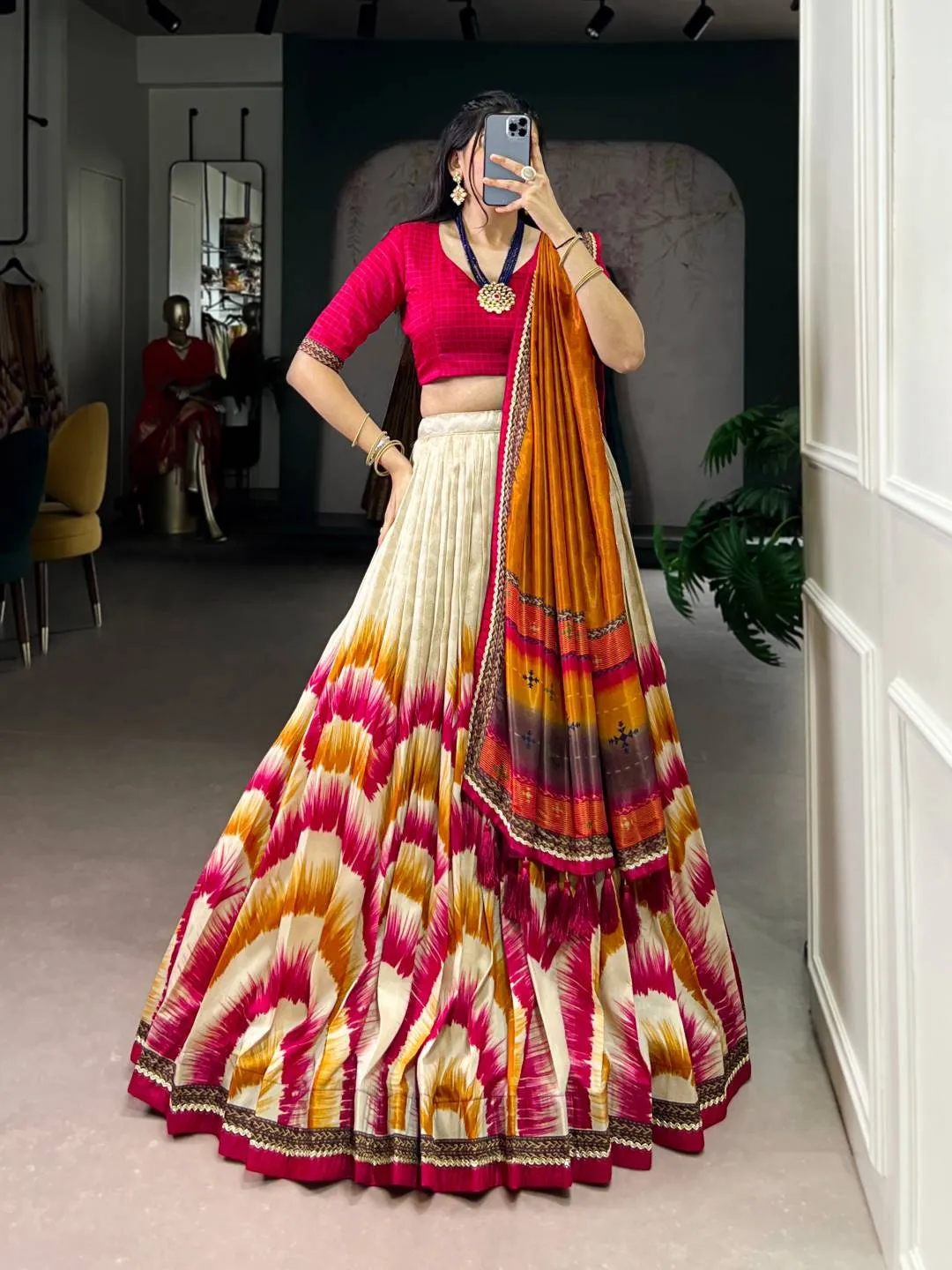 Beautiful WMN 1247 Anahitha Tasar Silk Lehenga Choli Wholesale 2026
