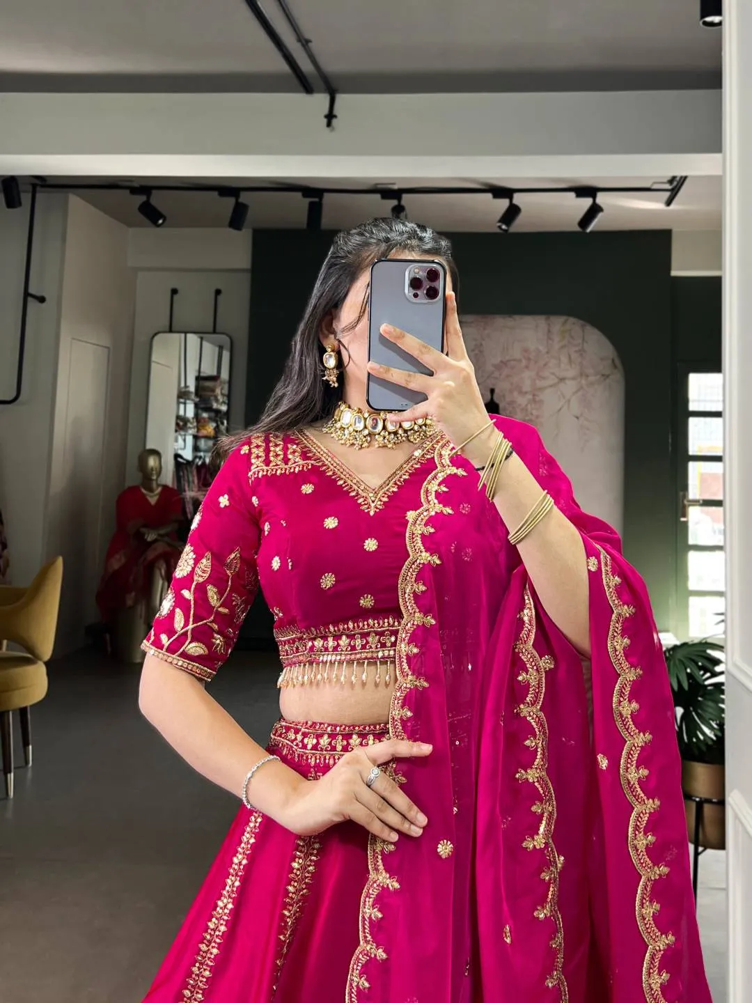Buy WMN 1459 Natural Silk Embroidery Wedding Wear Lehenga Choli Wholesale 2026