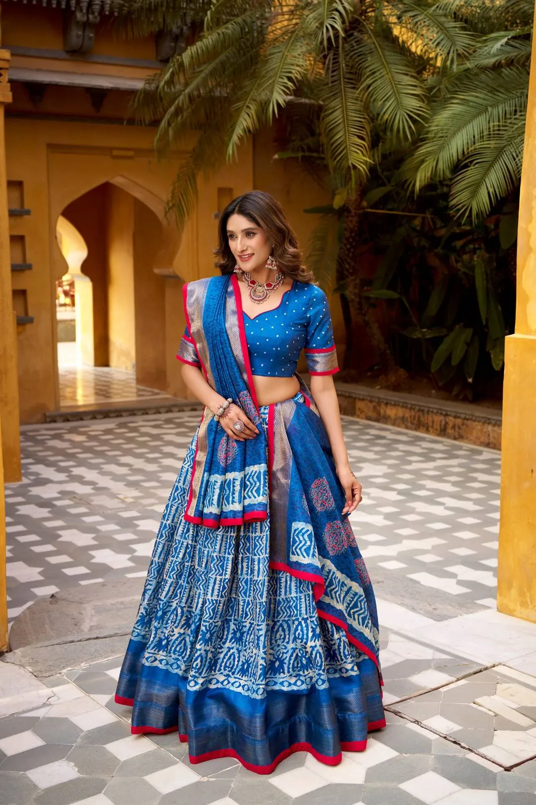 Stylish WMN 1252 Zarakh Dola Silk Batik Weaving Work Lehenga Choli Wholesale 2026
