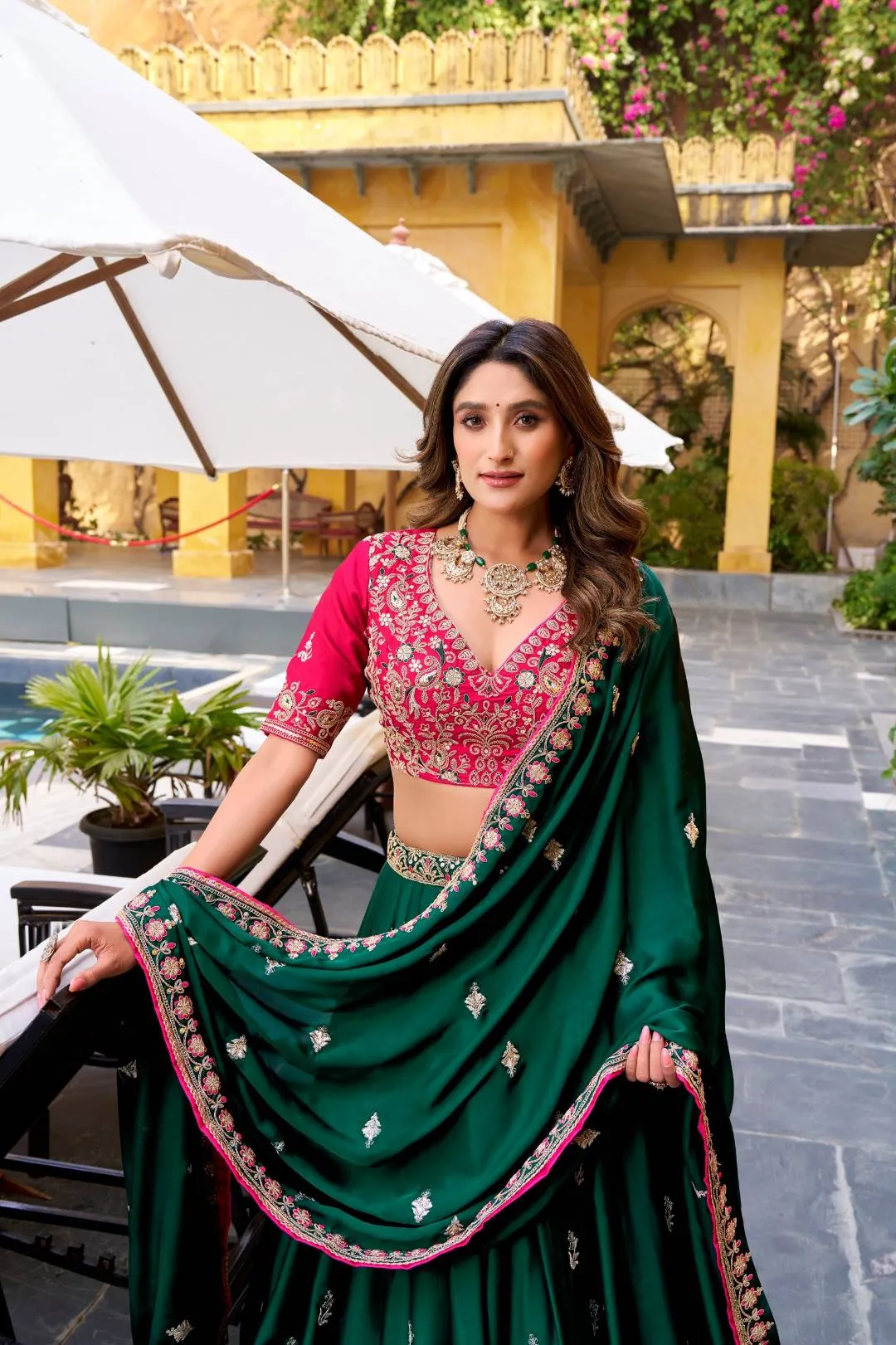 Stylish WMN1449 Satin Silk Wedding Lehenga Choli Wholesale 2026