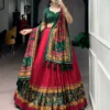 Buy WMN 1255 Tasar Silk Printed Work Lehenga Choli Wholesale 2026