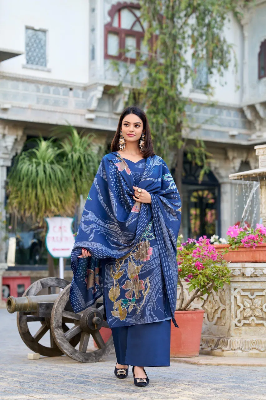 Beautiful 3301 Livaa Roman Silk Hand Work Reeadymade Dress Wholesale 2026