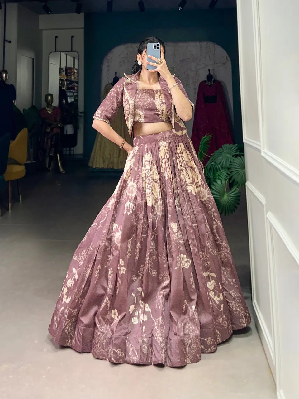 Beautiful WMN 1129 Tussar Silk Printed Party Wear Lehenga Top Wholesale 2026