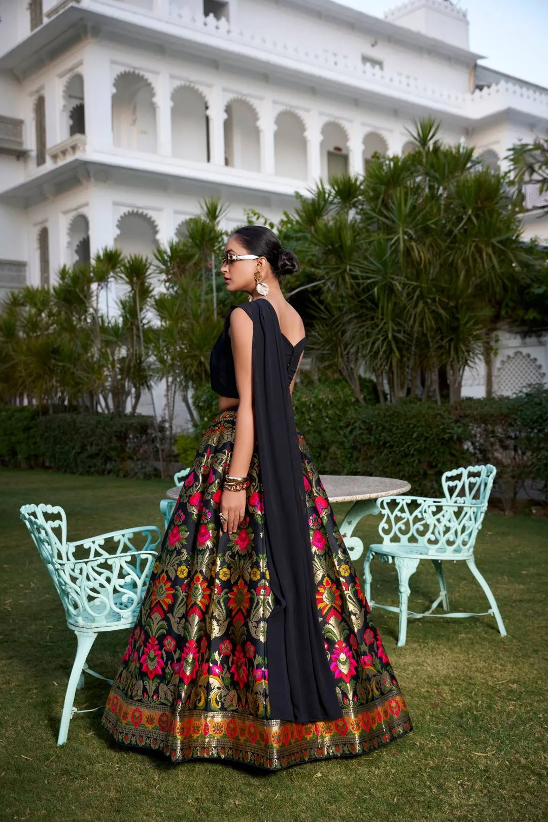 Beautiful WMN 2018 Banarasi Silk Zari Weaving Work Lehenga Choli Wholesale 2026