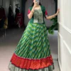 Buy WMN 1107 Tasar Silk Weaving Work Lehenga Blouse Wholesale 2026