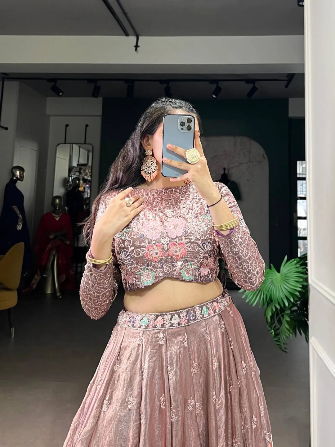 Launching WMN 1143 Fendi Embroidery Work Lehenga Blouse Wholesale 2026