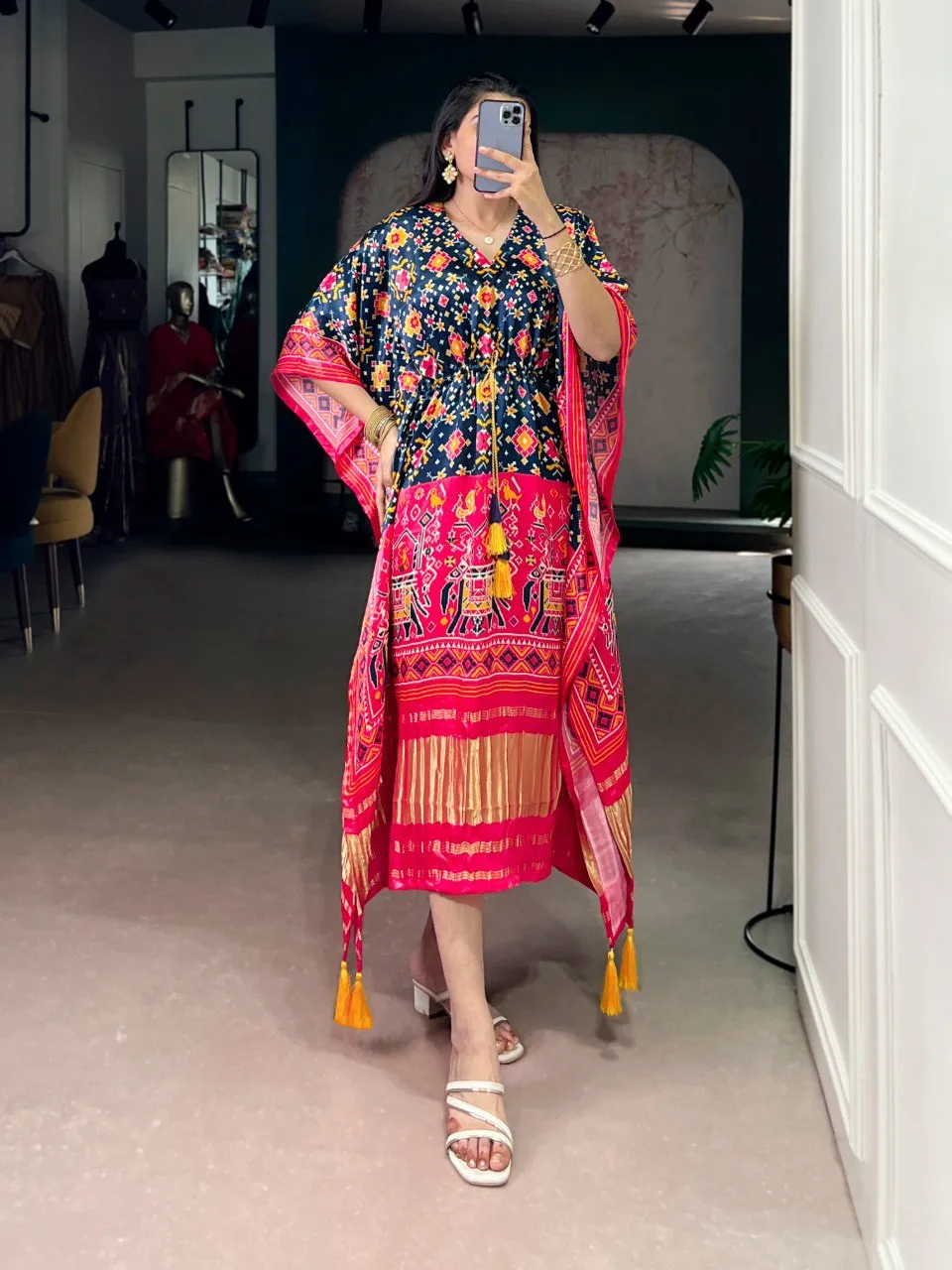 Latest WMN 3001 Gaji Silk Printed Western Wholesale 2026