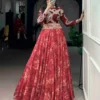 Buy WMN 1125 Tasar Silk Printed Embroidery Lehenga Choli Wholesale 2026