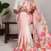 Buy WMN 7028 Satin Silk Floral Printed Festive Saree Wholesale 2026