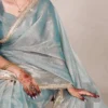 Launching WMN 7114 Tissue Shimmer Zari Weaving Work Saree Wholesale 2026