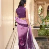 Latest WMN 7038 Weightless Marbal Floral Printed Saree Wholesale 2026