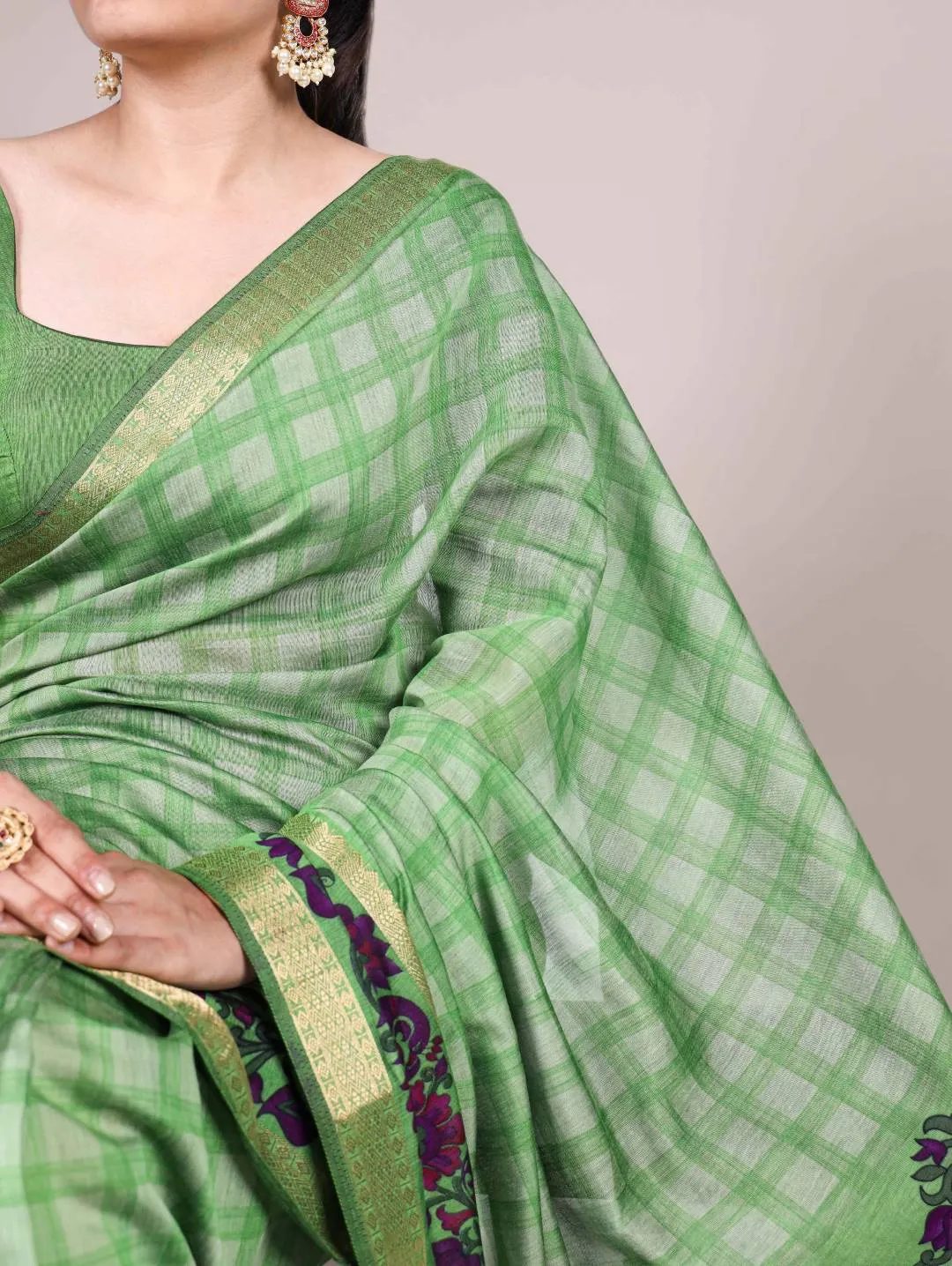 Beautiful WMN 7035 Viscose Chanderi Printed Zari Weaving Work Saree Wholesale 2026