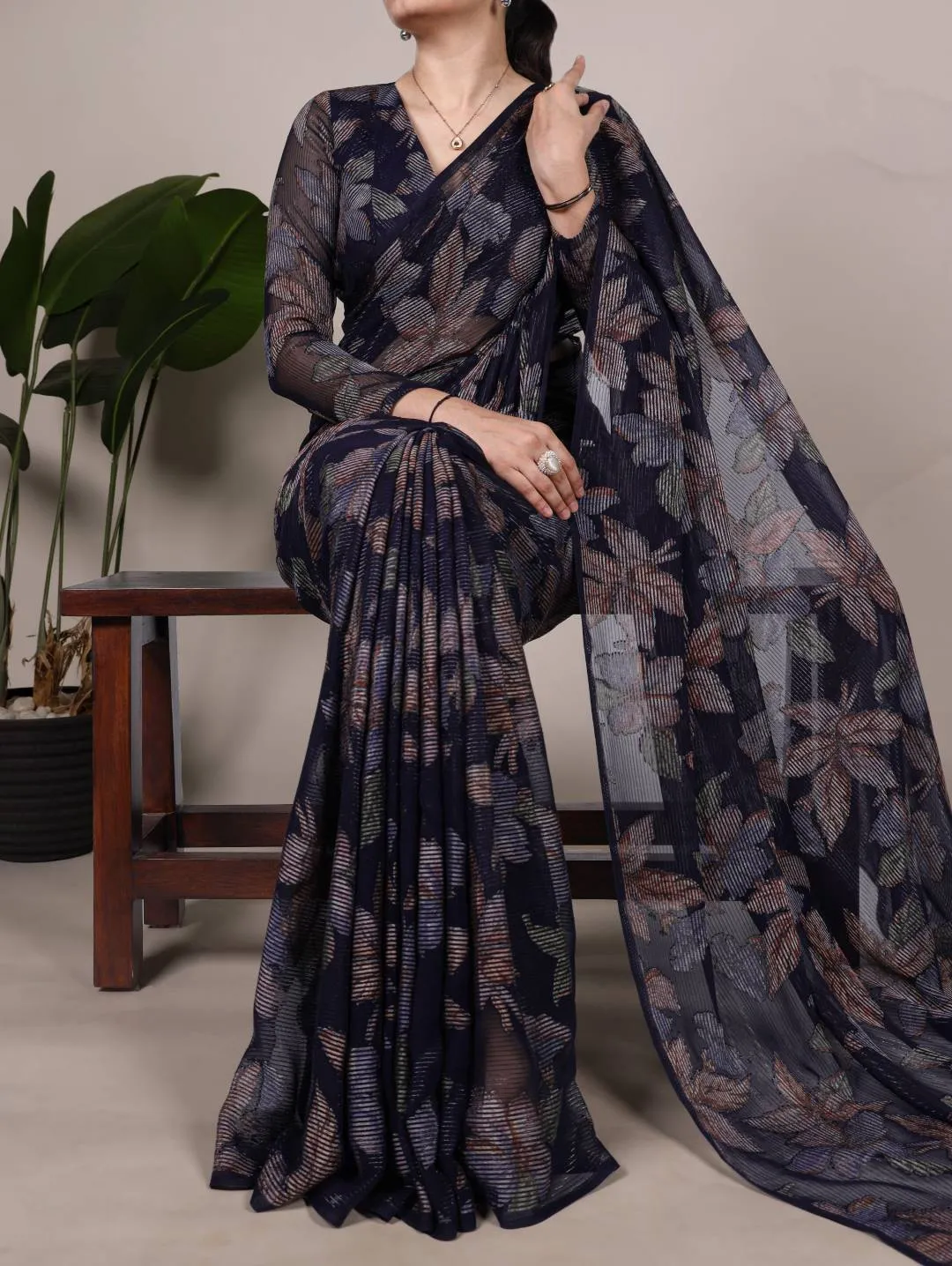Launching WMN 7052 Alara Lurex Brasso Floral Viscose Brasso Saree Wholesale 2026