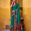 Stylish WMN 7048 Viranshi Viscose Chanderi Kalamkari Weaving Saree Wholesale 2026