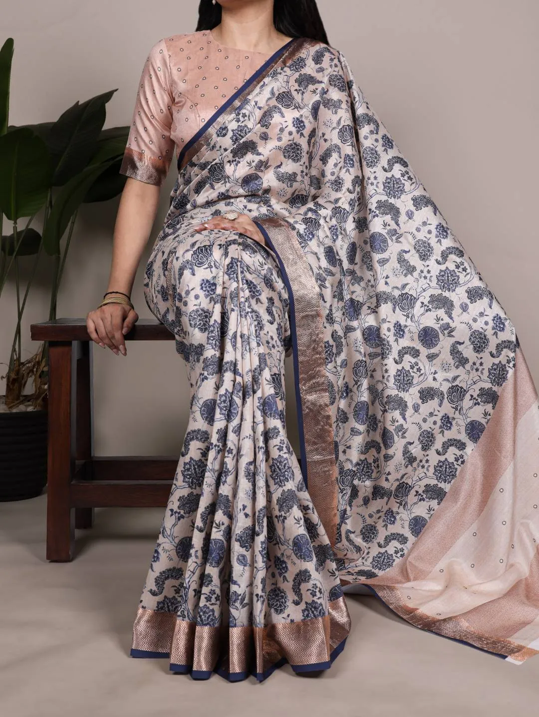Beautiful WMN 7055 Tasar Silk Printed Festival Saree Wholesale 2026