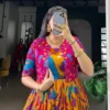 Launching WMN 5035 Tasar Silk Kalamkari Printed Festive Gown Wholesale 2026