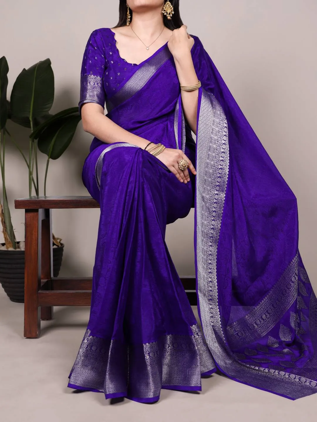 Launching WMN 7916 Chinon Printed Zari Weaving Work Saree Wholesale 2026