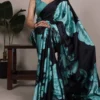 Latest WMN 7027 Satin Silk Floral Printed Party Wear Saree Wholesale 2026