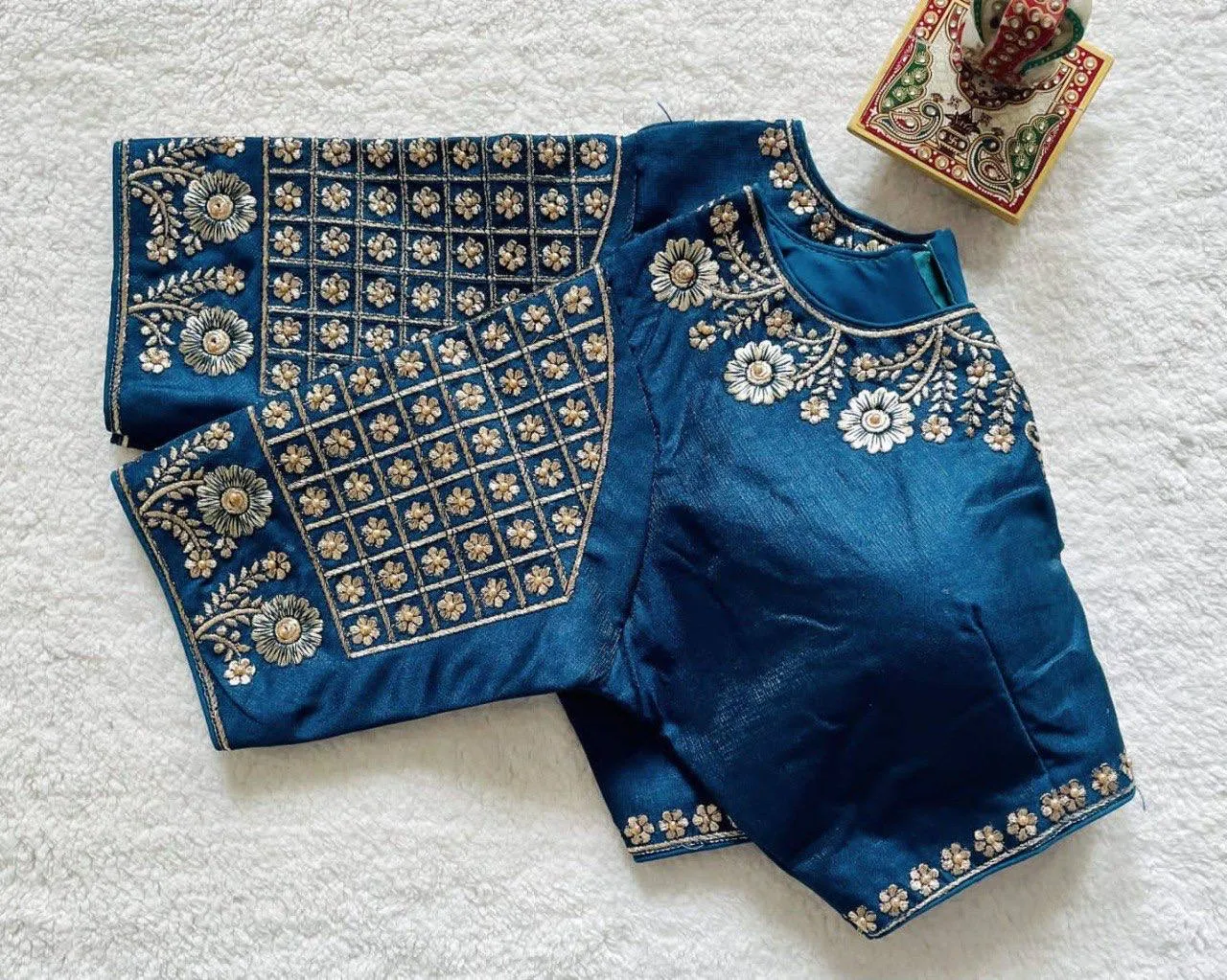 Beautiful Mrunal 278 Milan Silk Festival Readymade Blouse 2026