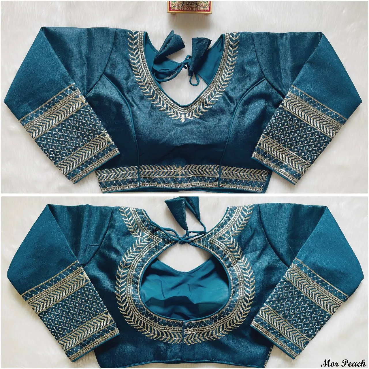 Beautiful Mrunal 285 Milan Silk Embroidery Work Festival Readymade Blouse 2026