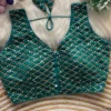 Latest Mrunal 2004 Chandrika Italian Silk Wedding Embroidery Readymade Blouse 2026
