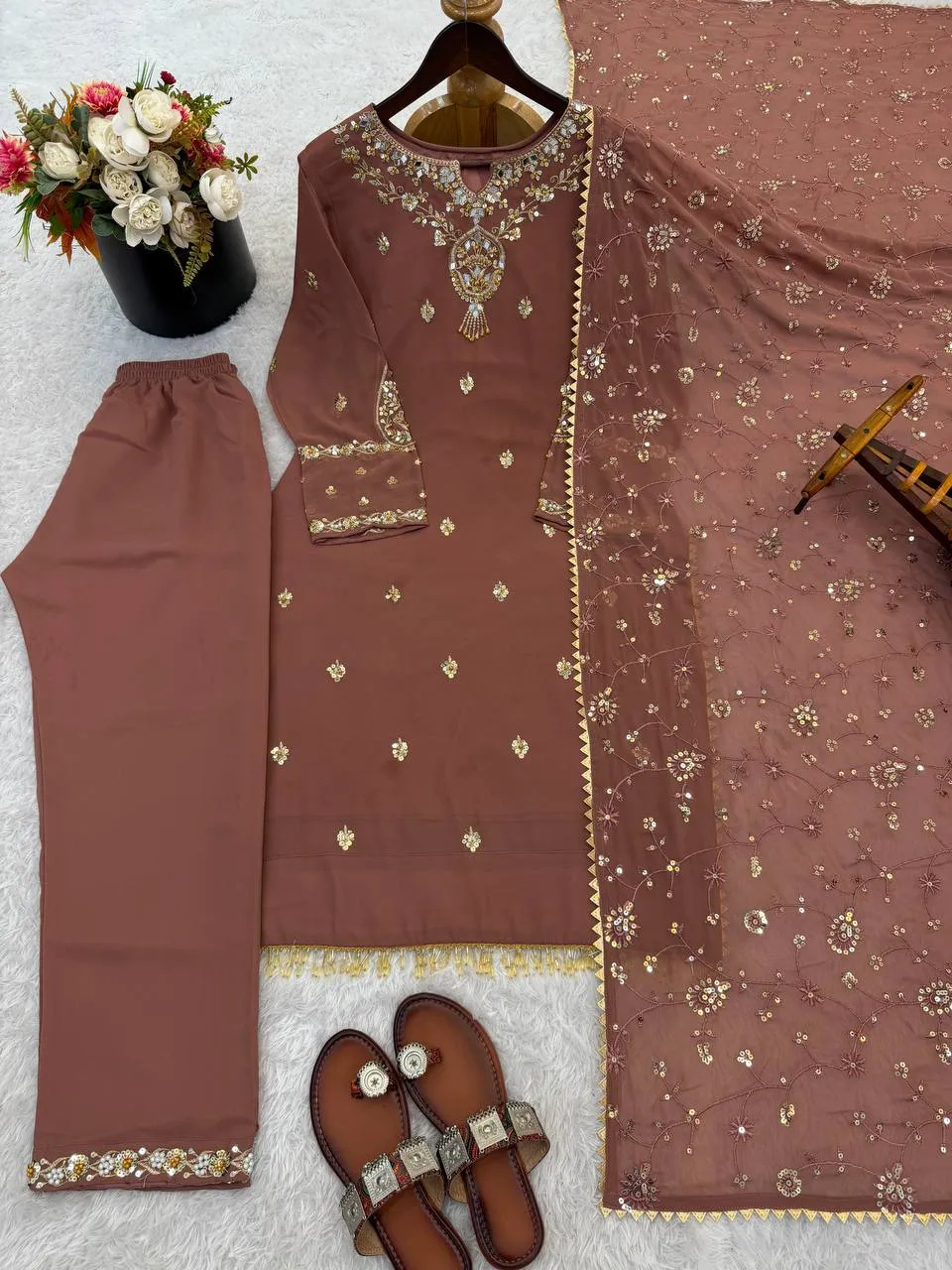 Beautiful Sabina 5328 Georgette Embroidery Readymade Dress Wholesale 2026
