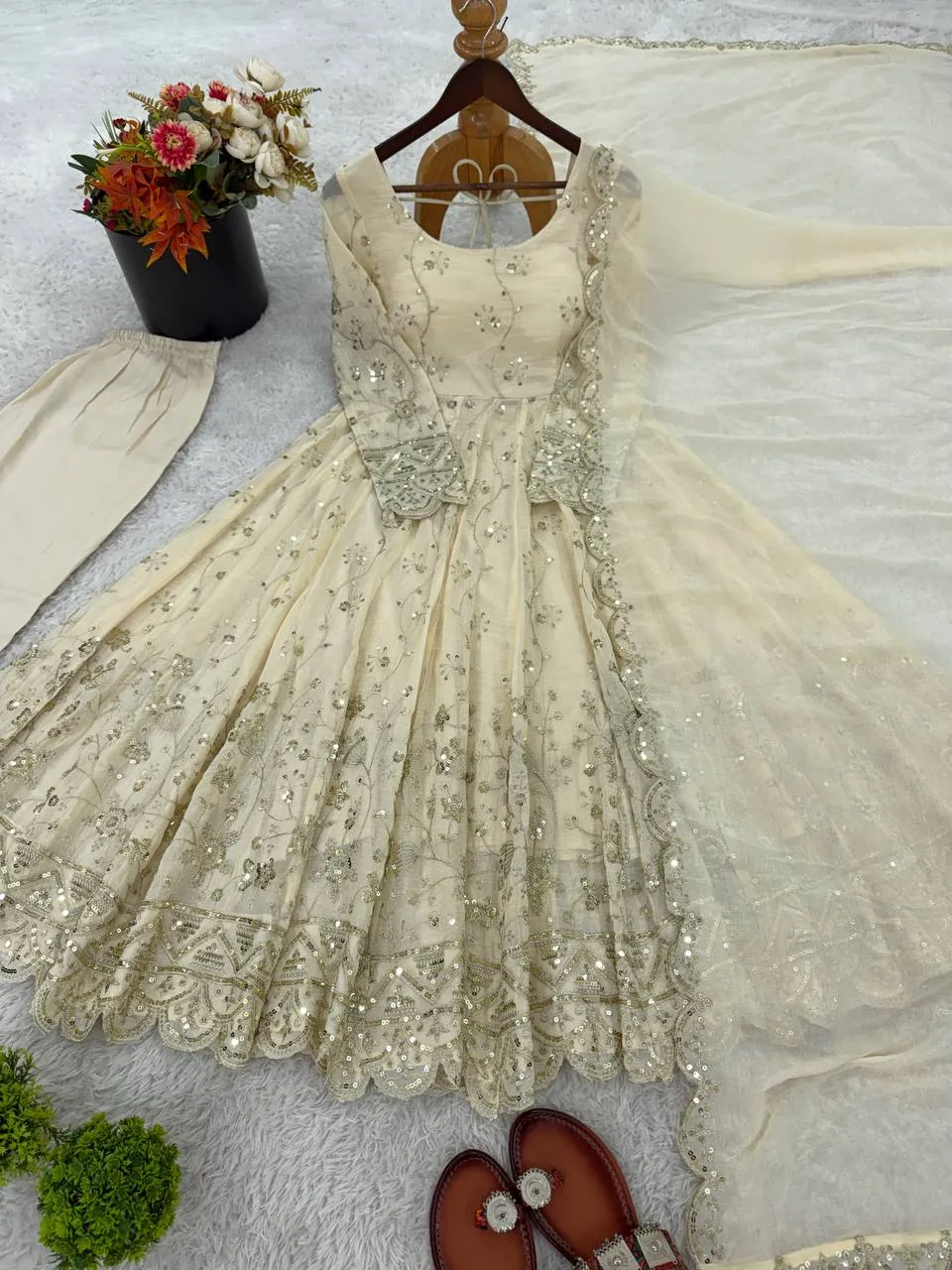 Stylish Sabina 5329 Crunchy Silk Embroidery Party Wear Gown Wholesale 2026