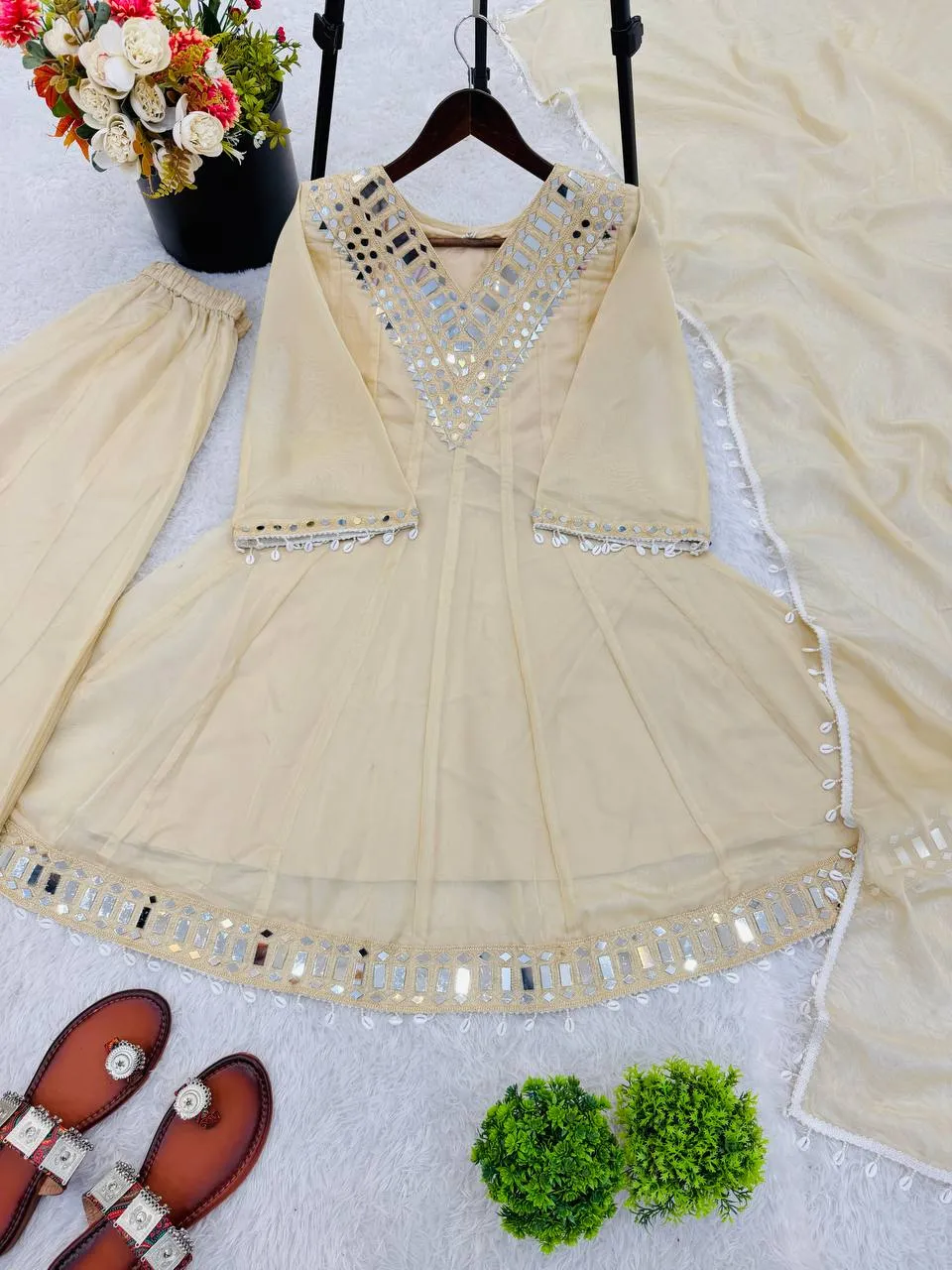 Beautiful Sabina 5339 Tebby Organza Silk Mirror Work Sharara Suit Wholesale 2026
