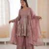 Buy Sabina 5340 Fendy Silk Embroidery Party Wear Sharara Suit Wholesale 2026
