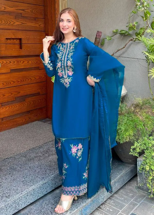 Launching Sabina 5338 French Crepe Thread Work Readymade Dress Wholesale 2026