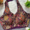 Stylish Mrunal Halter Position Viscose Crepe Readymade Blouse Wholesale 2026