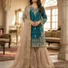 Latest Sabina 1702 Gmy Silk Embroidery Party Wear Sharara Suit Wholesale 2026