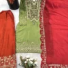 Buy Sabina 539 Roman Glass Silk Embroidery Party Wear Sharara Suit Wholesale 2026