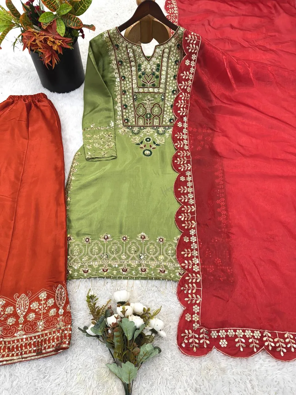 Buy Sabina 539 Roman Glass Silk Embroidery Party Wear Sharara Suit Wholesale 2026