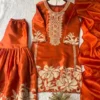 Launching BV 442 Jimmy Choo Sharara Suit With Embroidery Work Wholesale 2026