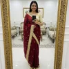 Stylish RC1 Fandy Sattin Trending Bollywood Party Wear Saree Wholesale Surat 2026