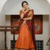 Buy Vally 87 Vol 1 Kanjivaram Silk Zari Weaving South Style Lehenga Saree Wholesale Surat 2026