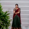 Beautiful Vally 87 Vol 4 Kanchi Cotton Zari Weaving South Style Lehenga Saree Wholesale Surat 2026