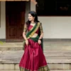Stylish Vally 87 Vol 7 Kanjivaram Silk Zari Weaving Work South Style Lehenga Saree Wholesale Surat 2026