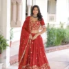 Buy Moni 5062 Vichitra Silk Embroidery Work Lehenga Choli Wholesale Surat 2026