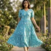 Stylish Moni 1257 Muslin Silk Gingham printed Readymade Kurti Wholesale Surat 2026