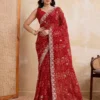 Buy Kiara Georgette Bandhej Printed Festival Saree Wholesale Surat 2026