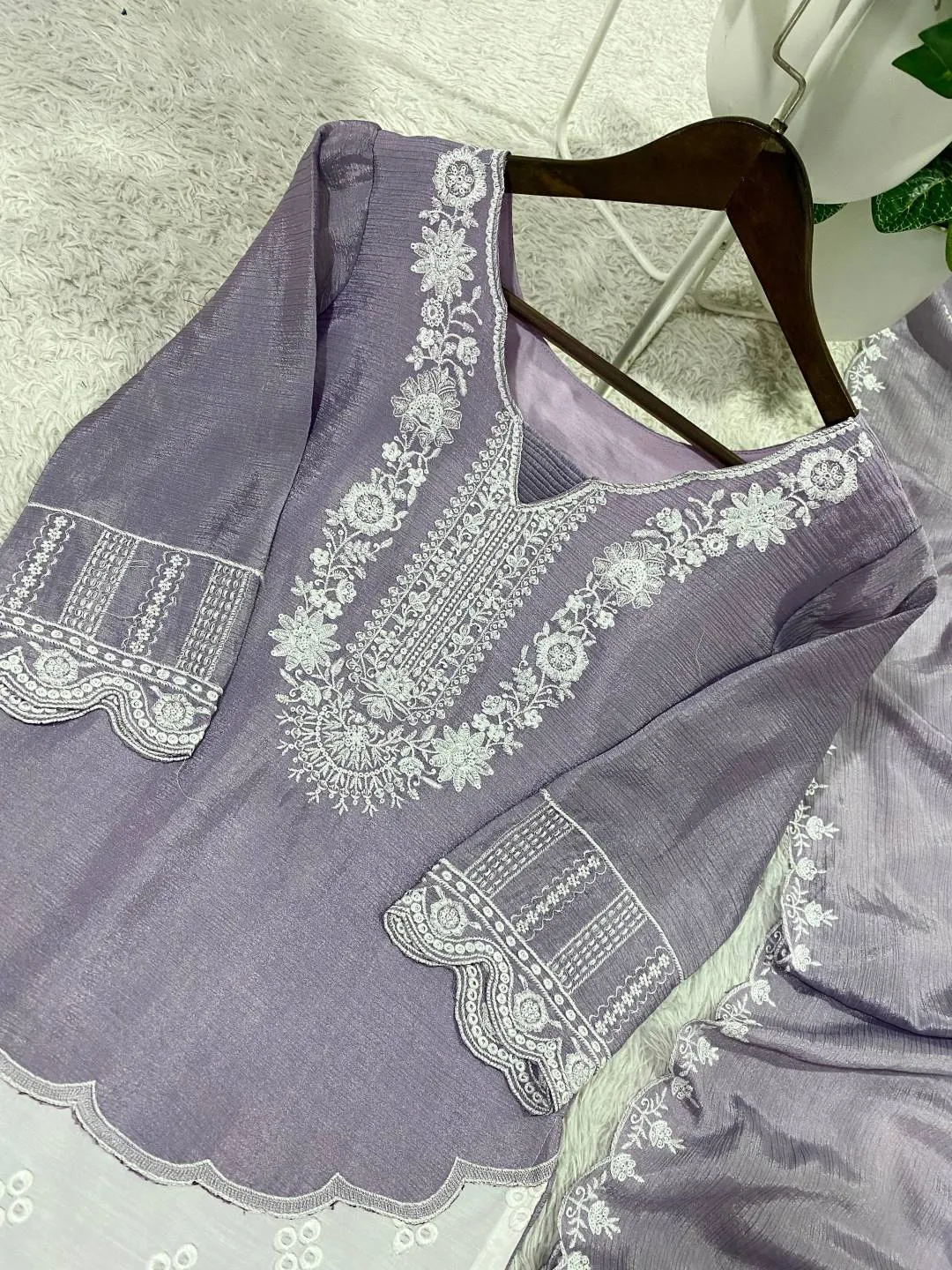 Launching BV 459 Air Tex Chinon Designer Embroidery Readymade Dress Wholesale Surat 2026