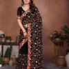 Buy Kiara Shiva6 Georgette Lakhnowi Embroidery Festival Saree Wholesale Surat 2026