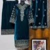 Beautiful C585 1333 Velvet Sequins Work Readymade Dress Wholesale Surat 2026
